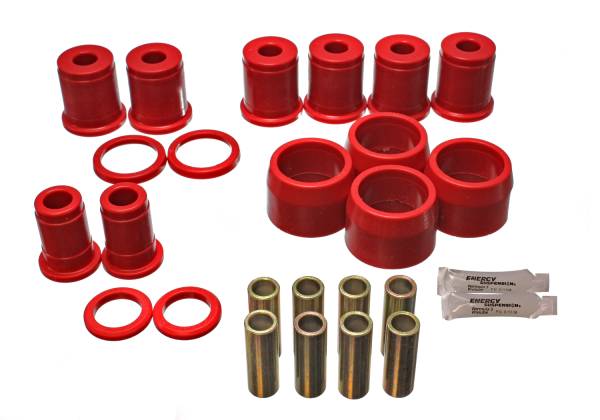 Energy Suspension Polyurethane Bushings | 1350 Offroad - Energy Suspension Control Arm Bushing Set, Red 3.3149R - Image 1