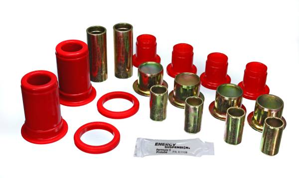 Energy Suspension Polyurethane Bushings | 1350 Offroad - Energy Suspension Control Arm Bushing Set, Red 3.3150R - Image 1