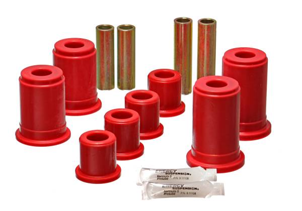 Energy Suspension Polyurethane Bushings | 1350 Offroad - Energy Suspension Control Arm Bushing Set, Red 3.3186R - Image 1