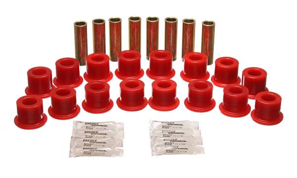 Energy Suspension Polyurethane Bushings | 1350 Offroad - Energy Suspension Control Arm Bushing Set, Red 3.3189R - Image 1
