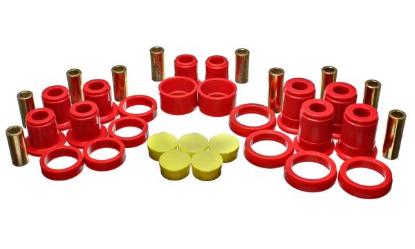 Energy Suspension Polyurethane Bushings | 1350 Offroad - Energy Suspension Control Arm Bushing Set, Red 3.3194R - Image 1