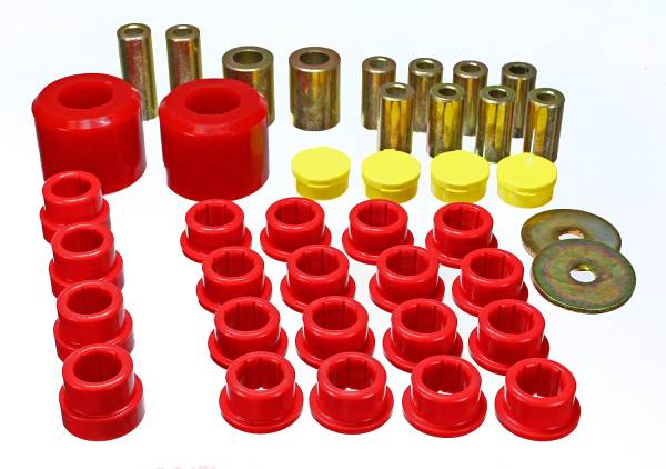 Energy Suspension Polyurethane Bushings | 1350 Offroad - Energy Suspension Control Arm Bushing Set, Red 3.3196R - Image 1