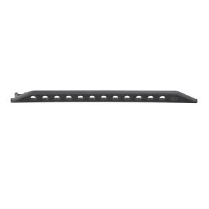 Smittybilt SRC Rocker Guard Black Textured w/Perforated Filler Plate - 76646