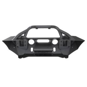 Smittybilt - Smittybilt XRC GEN 2 Front Bumper Lite Textured Black Incl. D-Rings Winch Plate[Up to 12000 lb.] O.E. Fog Light Ports [Lights Not Included] - 76807LT - Image 13