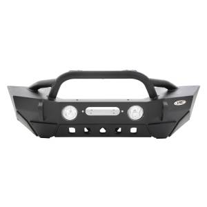 Smittybilt - Smittybilt XRC GEN 2 Front Bumper Lite Textured Black Incl. D-Rings Winch Plate[Up to 12000 lb.] O.E. Fog Light Ports [Lights Not Included] - 76807LT - Image 23