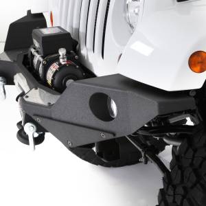 Smittybilt - Smittybilt XRC M.O.D. Bumper End Plates Full Width End Plate Textured Black This Is Not A Complete Bumper To Purchase Bumper Center Section Use Part No.[76825] - 76828 - Image 19