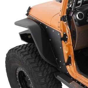 Smittybilt - Smittybilt XRC Fender Flare Set Front Black Textured 3/4 in. L.E.D Turn Signal Lights Incl. - 76838 - Image 19