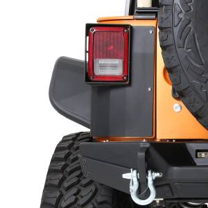 Smittybilt - Smittybilt XRC Fender Flare Set Rear Black Textured 3/4 in. L.E.D. Turn Signal Lights Incl. - 76839 - Image 9