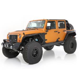 Smittybilt - Smittybilt XRC Fender Flare Set Rear Black Textured 3/4 in. L.E.D. Turn Signal Lights Incl. - 76839 - Image 13