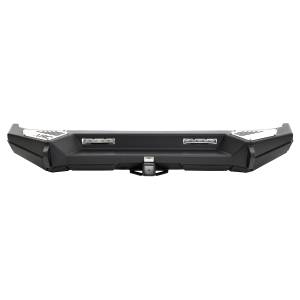 Smittybilt - Smittybilt XRC GEN 2 Rear Bumper Lite Textured Black Incl. Hitch [Class III] Aux. Back Up Light Provisions Towable D-Ring Mounts Tire Carrier Sold Separately - 76858LT - Image 12