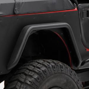 Smittybilt XRC Fender Flare Set Rear w/3 in. Flare Black Textured For Use w/Smittybilt XRC Corner Guard Part No.[76876] - 76877