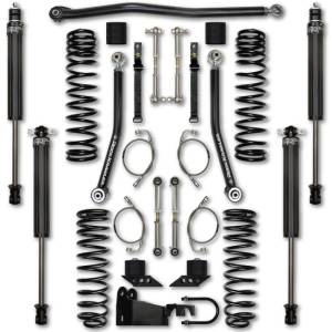 Rock Krawler JKU 2.5 Inch Flex System Lift Kit w/ Stg 1 Shocks 07-18 Wrangler 4 Dr