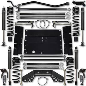 Rock Krawler LJ 3.5 Inch X Factor 5 Inch Stretch Stg 1 Long Arm Lift Kit w/ 2.25 RRD Shocks 04-06 Wrangler Unlimited