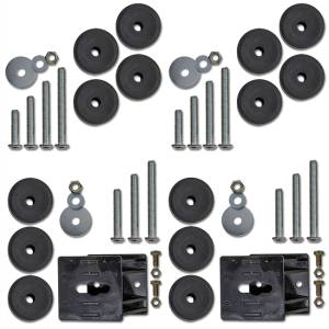 Rock Krawler JL Front and Rear Bump Stop Kit 1-4 Inch 18-Pres Wrangler JL