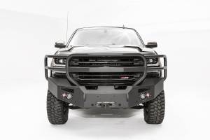 Fab Fours - Fab Fours Premium Winch Front Bumper 2 Stage Black Powder Coated w/Full Guard w/Sensors - CS16-F3850-1 - Image 4