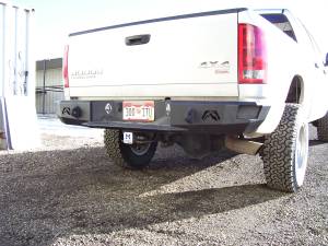 Fab Fours - Fab Fours Heavy Duty Rear Bumper 2 Stage Black Powder Coated Incl. 0.75 in. D-Ring Mount - DR03-W1050-1 - Image 4