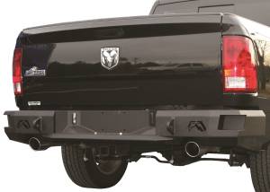 Fab Fours - Fab Fours Heavy Duty Rear Bumper 2 Stage Black Powder Coated Incl. 0.75 in. D-Ring Mount - DR09-W2950-1 - Image 3