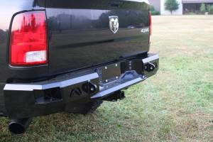 Fab Fours - Fab Fours Heavy Duty Rear Bumper Uncoated/Paintable Incl. 0.75 in. D-Ring Mount [AWSL] - DR09-W2950-B - Image 2