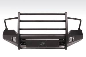 Fab Fours - Fab Fours Elite Front Bumper 2 Stage Black Powder Coated w/Full Grill Guard And Tow Hooks - DR13-R2960-1 - Image 2