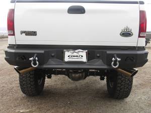 Fab Fours - Fab Fours Heavy Duty Rear Bumper 2 Stage Black Powder Coated Incl. 0.75 in. D-Ring Mount - FS08-W1350-1 - Image 5