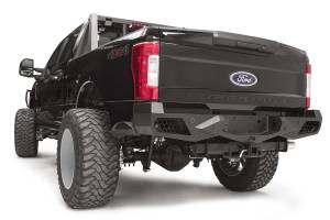 Fab Fours - Fab Fours Vengeance Rear Bumper 2 Stage Black Powder Coated w/Sensors - FS17-E4151-1 - Image 4