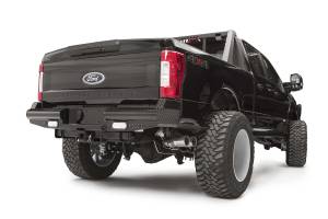 Fab Fours - Fab Fours Black Steel Ranch Rear Bumper 2 Stage Black Powder Coated - FS17-T4150-1 - Image 3