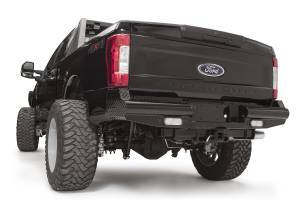 Fab Fours - Fab Fours Black Steel Ranch Rear Bumper 2 Stage Black Powder Coated - FS17-T4150-1 - Image 4