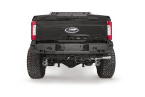 Fab Fours - Fab Fours Premium Rear Bumper 2 Stage Black Powder Coated w/Sensors - FS17-W4151-1 - Image 2