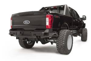 Fab Fours - Fab Fours Premium Rear Bumper 2 Stage Black Powder Coated w/Sensors - FS17-W4151-1 - Image 3