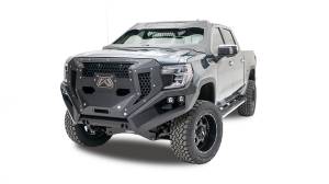 Fab Fours - Fab Fours Grumper Front Bumper And Grille 2 Stage Black Powder Coat 3/16 in. Steel Winch Tray - GR3900-1 - Image 3