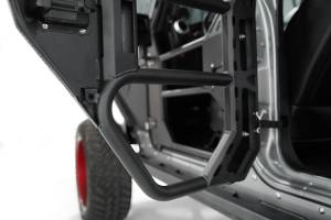 Fab Fours - Fab Fours Full Tube Doors Single Stage Black Powder Coat Rear Height 4 in. Width 35 in. Length 44 in. - JK1031-1 - Image 4