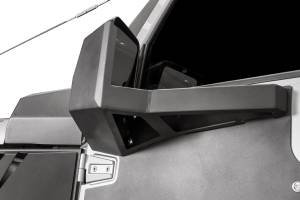 Fab Fours - Fab Fours Door Skin Mirror Guard Front Matte Black Powder Coat - JK3001-1 - Image 3