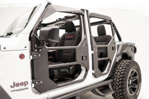 Fab Fours - Fab Fours Full Tube Doors Rear Door 2 Stage Matte Black Powder Coat - JL1031-1 - Image 3