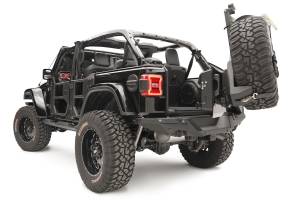Fab Fours - Fab Fours Spare Tire Carrier Slant Back Tire Carrier Bare - JL2070-B - Image 3