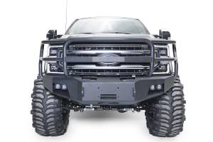 Fab Fours - Fab Fours Premium Winch Front Bumper w/Full Grill Guard Bare - FS17-A4160-B - Image 2