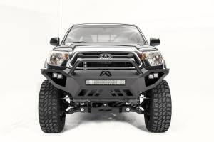 Fab Fours - Fab Fours Vengeance Front Bumper 2 Stage Black Powder Coated w/Pre-Runner Grill Guard - TT12-D1652-1 - Image 3