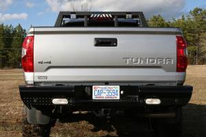 Fab Fours - Fab Fours Black Steel Ranch Rear Bumper 2 Stage Black Powder Coated - TT14-T2850-1 - Image 3