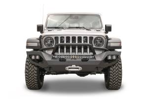 Fab Fours - Fab Fours Matrix Front Bumper w/Pre-Runner Bare Plate Steel - JL18-X4652-B - Image 2