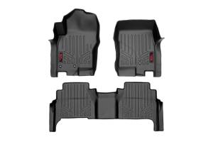 Rough Country - Rough Country Heavy Duty Floor Mats Quick Easy Installation Spill Saver Lip All Weather Protection Front And Rear - M-80513 - Image 2