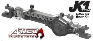 Artec Industries JK 1 Ton Front Dana 60 Swap Kit W/Currie Johnny Joints - JK6012