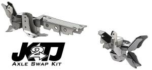 Artec Industries JK2TJ Front Axle Swap Kit Dana 44 Rubicon LCA Brackets W/Standard Hole - TJ4417