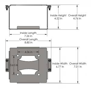 Artec Industries - Artec Industries Odyssey PC 925 Battery Mount - OY9251 - Image 2