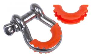 Daystar D-RING / Shackle Isolator Fluorescent Orange Pair Daystar - KU70056FA