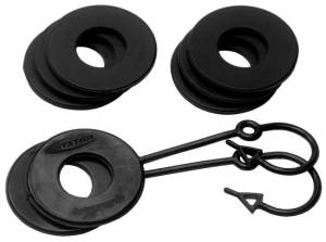 Daystar D Ring Isolator Washer Locker Kit 2 Locking Washers and 6 Non-Locking Washers Black Daystar - KU70061BK