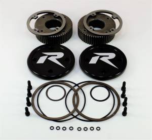 Revolution Gear and Axle - Revolution Gear and Axle Drive Flange Kit Dana 60 35  Spline w/Hardware and Black Caps - D60-Flange-Kit - Image 2