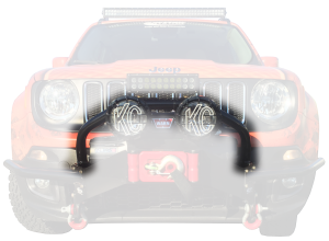 Daystar - Daystar Jeep Renegade Winch Bumper Light Bar Mount 15-18 Jeep Renegade Daystar - KJ50003BK - Image 2