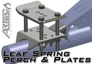 Artec Industries - Artec Industries Leaf Spring Perch And Plates Pair - BR1034 - Image 2