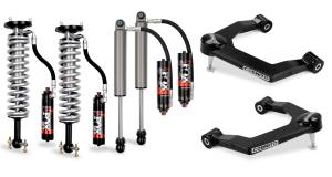 Cognito 3-Inch Elite Uniball Leveling Kit with Fox Elite 2.5 Reservoir Shocks for 19-22 Silverado/Sierra 1500 2WD/4WD - 210-P1009