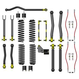 Clayton Off Road Jeep Wrangler 4.5 Inch Premium Lift Kit 07-18 JK - COR-2908050