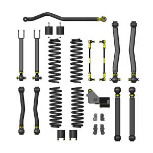 Clayton Off Road Jeep Wrangler 3.5 Inch Overland Plus Lift Kit 07-18 JK - COR-3008030